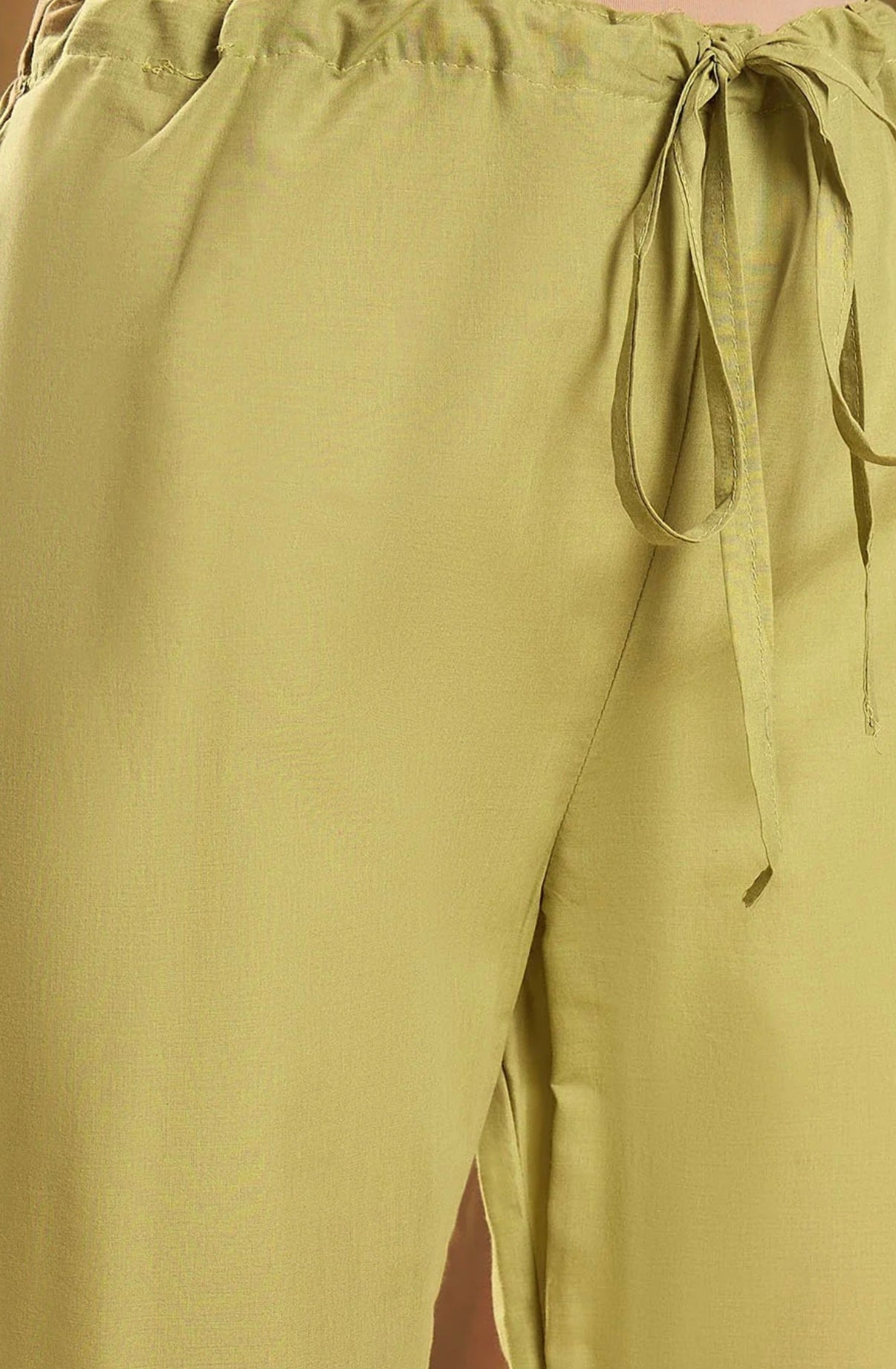 Light green embriodery anaarkali suit