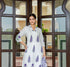 White Purple leaf suit