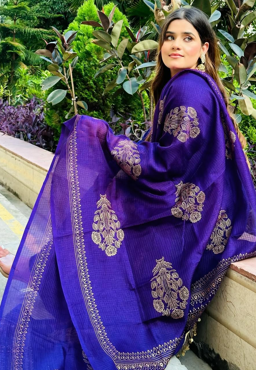 Royal purple elegance suit set